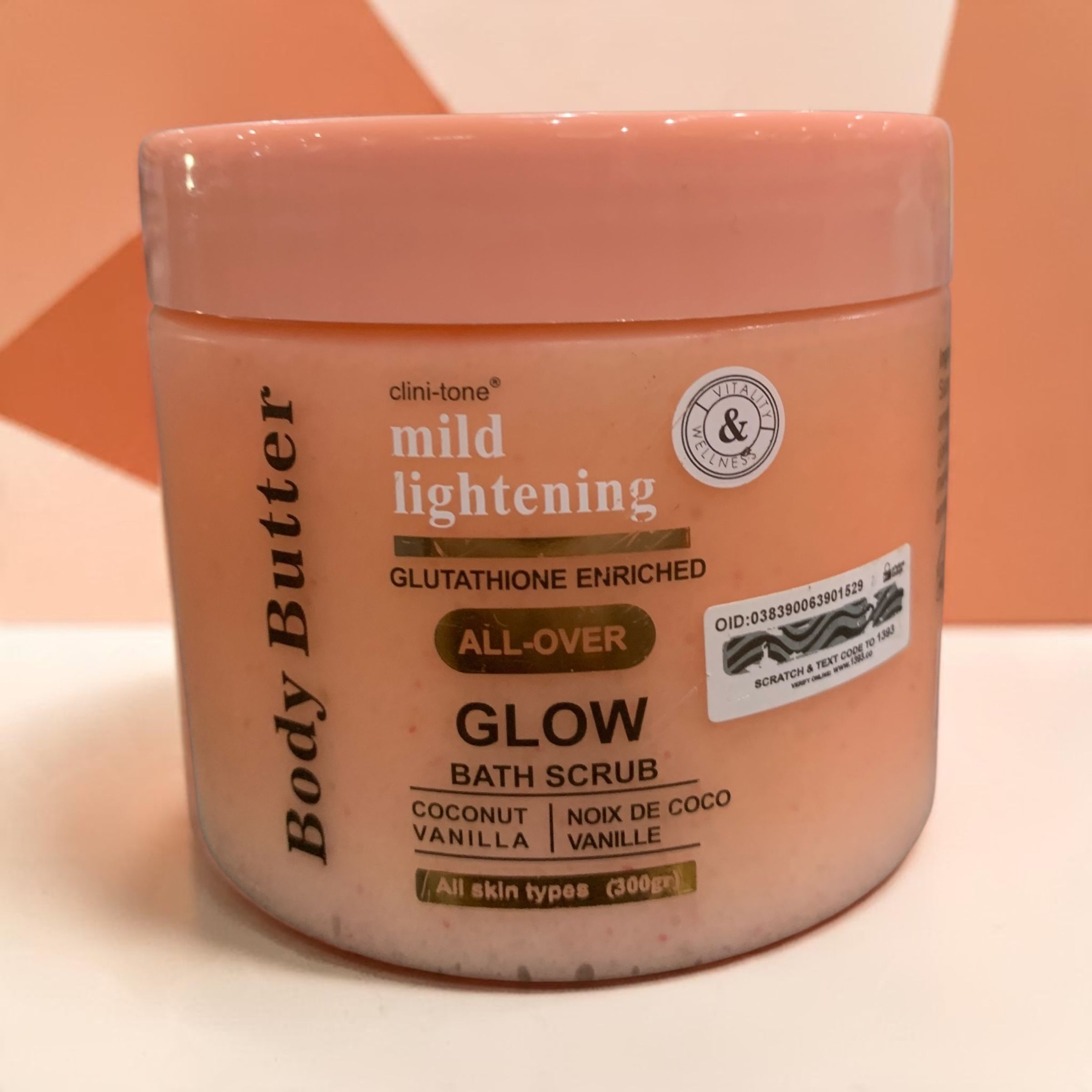 BODY BUTTER MILD LIGHTENING BATH SCRUB 300G